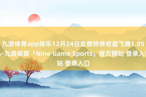 九游体育app娱乐12月24日宏微转债收盘飞腾1.05%-九游体育「Nine Game Sports」官方网站 登录入口